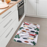 Heart Home PVC Kitchen Floor Mat|Anti-Skid Backing|Mats For Kitchen Floor |Easily Washable|Idol For Home, Kitchen Entrance| CF-220817 | Multi